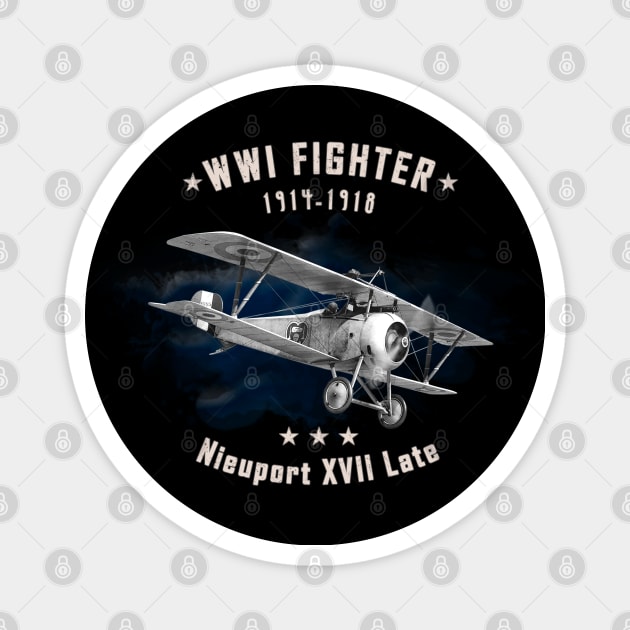 Nieuport Late WWI Fighter aircraft Magnet by Jose Luiz Filho